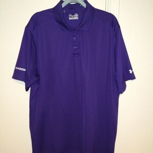 Under Armour Loose Heatgear Short Sleeve Polo Shirt Men's sz XL